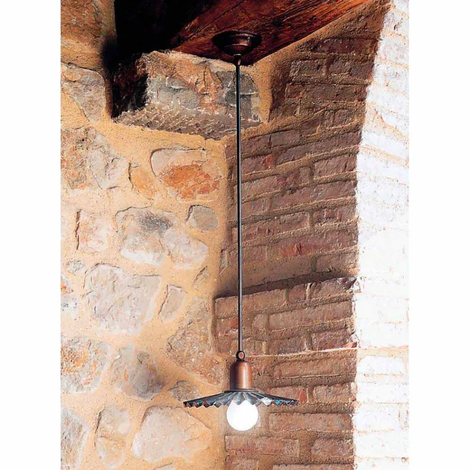 Współczesna lampa wisząca, linia Civetta Aldo Bernardi Viadurini