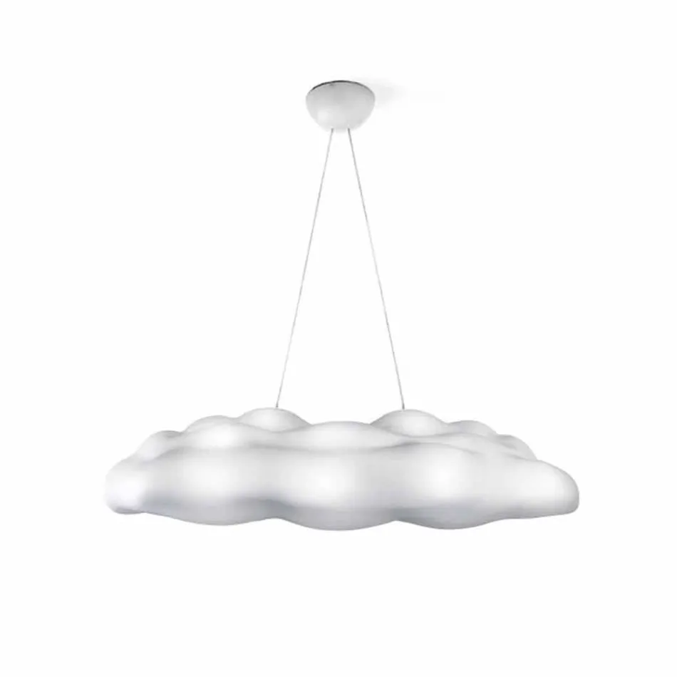 Plastikowa lampa wisząca zewnętrzna Cloud Design - Nefos by Myyour Viadurini