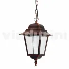 Zewnętrzna lampa wisząca wykonana z aluminium, wyprodukowana we Włoszech, Aquilina Viadurini