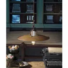 Lampa wisząca Ferroluce rzemiosła stylu przemysłowych Viadurini