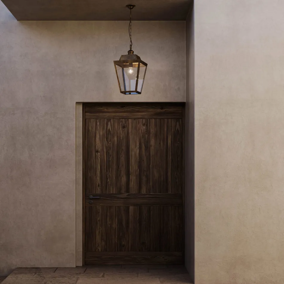 Lampa wisząca w stylu industrialnym Quadro Il Fanale Viadurini