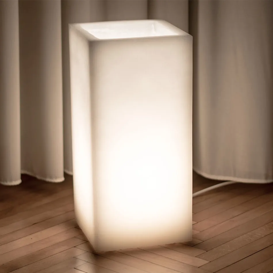 Lampa Abat-jour z wosku zapachowego w różnych kolorach Made in Italy - Dalila Viadurini