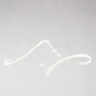 Ręcznie robiona lampa ze szkła i metalu, wyprodukowana we Włoszech, do salonu i sypialni - Pictor Viadurini