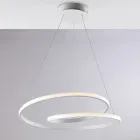 Ręcznie robiona lampa ze szkła i metalu do eleganckich wnętrz – Hubble Viadurini