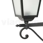 Lampa z odlewaną ciśnieniowo aluminiową i szklaną konstrukcją Made in Italy - Scintilla Viadurini