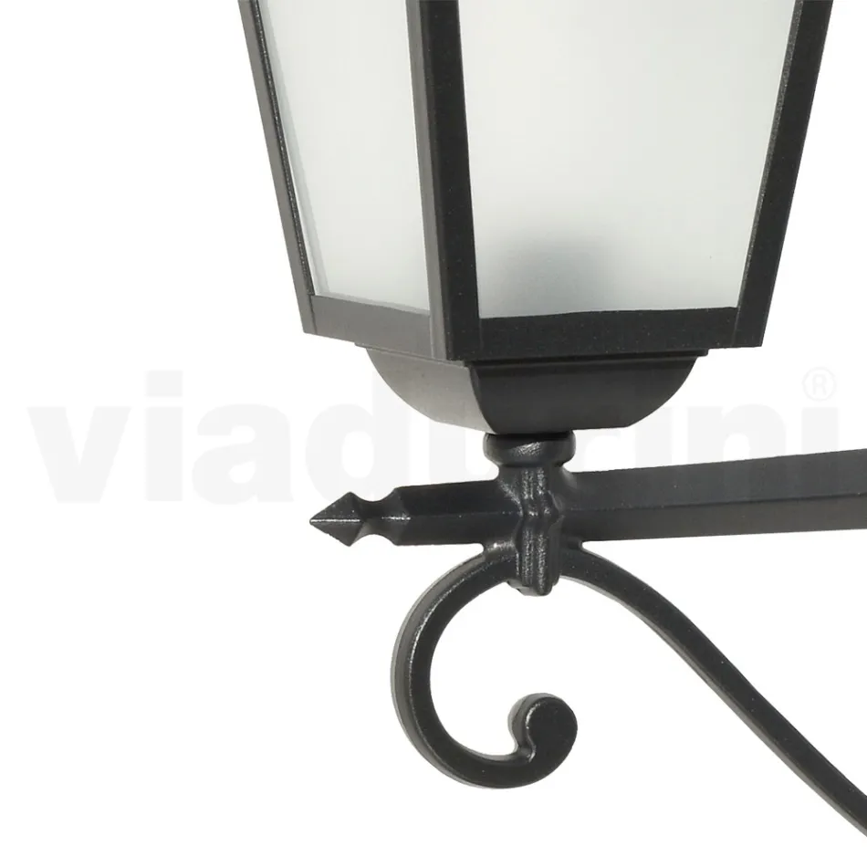 Lampa z odlewaną ciśnieniowo aluminiową i szklaną konstrukcją Made in Italy - Scintilla Viadurini