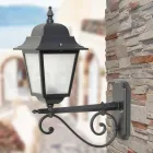 Lampa z odlewaną ciśnieniowo aluminiową i szklaną konstrukcją Made in Italy - Scintilla Viadurini