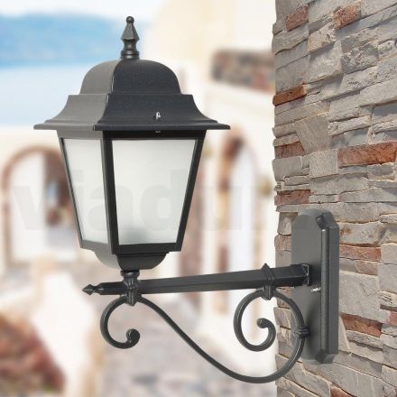 Lampa z odlewaną ciśnieniowo aluminiową i szklaną konstrukcją Made in Italy - Scintilla Viadurini
