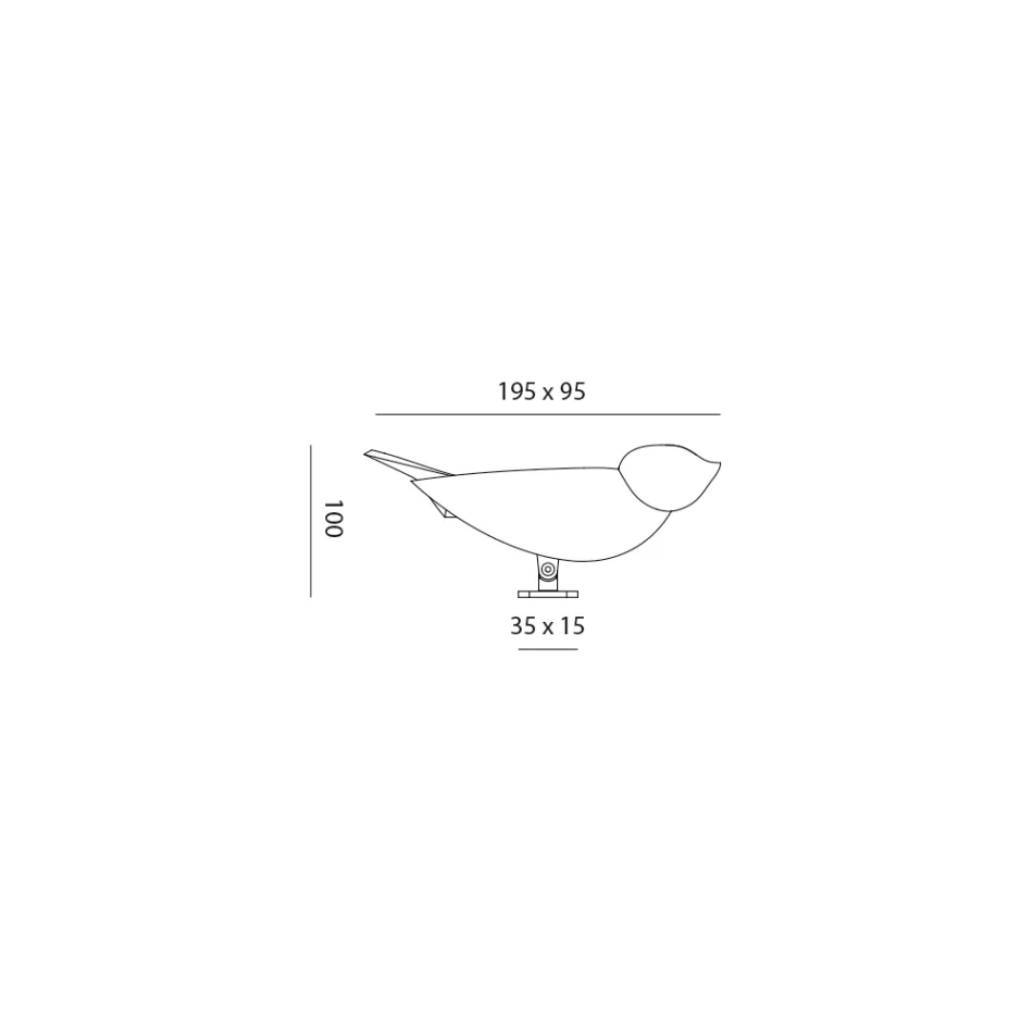 Lampa stołowa z emaliowanej toskańskiej majoliki Made in Italy - Uccellino Viadurini