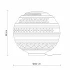 Lampa stołowa z białego satynowego szkła i nowoczesnego metalu - Morse Viadurini