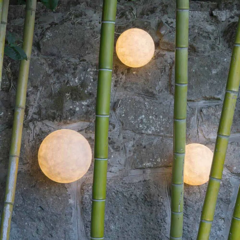 Kinkiet zewnętrzny In-es.artdesign A. Moon Out w nebulicie Viadurini