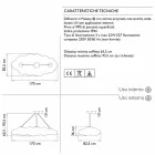 Zewnętrzna lampa wisząca z polietylenu - Nefos by Myyour Viadurini