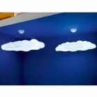 Zewnętrzna lampa wisząca z polietylenu - Nefos by Myyour Viadurini