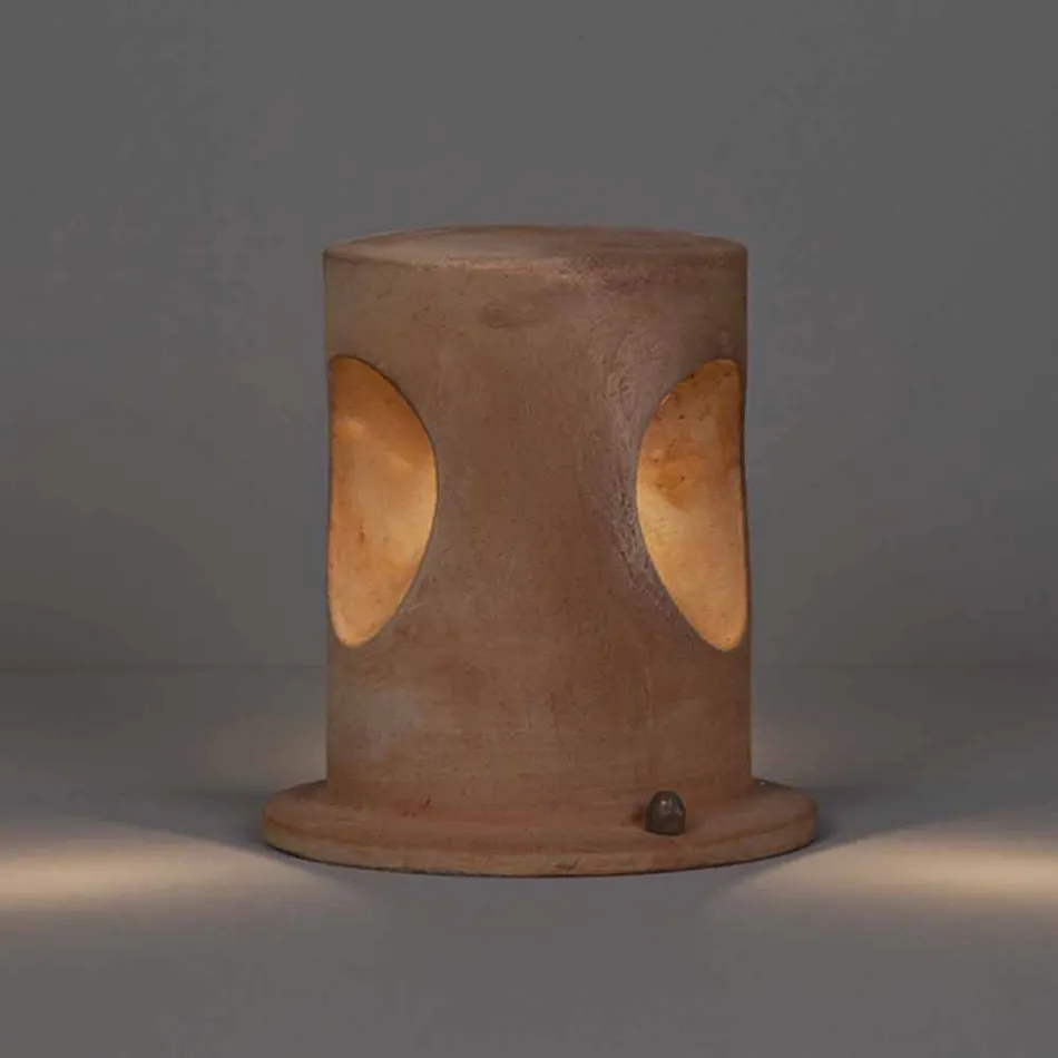 Zewnętrzna lampa podłogowa, z 2 światłami, U-Boot - Toscot Viadurini