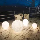 Lampa stojąca zewnętrzna In-es.artdesign Ex.Moon w nebulicie Viadurini