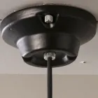 Lampa zewnętrzna z majoliki i metalu Made in Italy - Toscot Battersea Viadurini