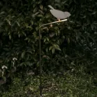 Lampa ogrodowa z emaliowanej toskańskiej majoliki Made in Italy - Uccellino Viadurini