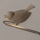 Lampa ogrodowa z emaliowanej toskańskiej majoliki Made in Italy - Uccellino Viadurini