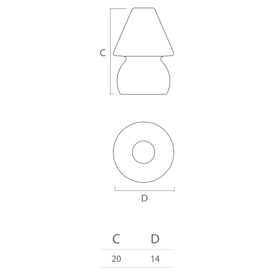 Lampa zewnętrzna z polietylenu RGB LED Light Made in Italy - Marisol Viadurini