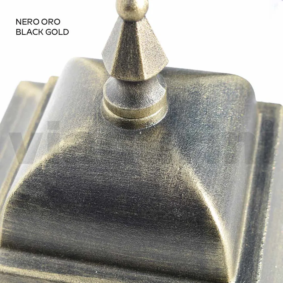 Lampa zewnętrzna ze szkła i aluminium w 5 różnych wykończeniach - Alchemist Viadurini