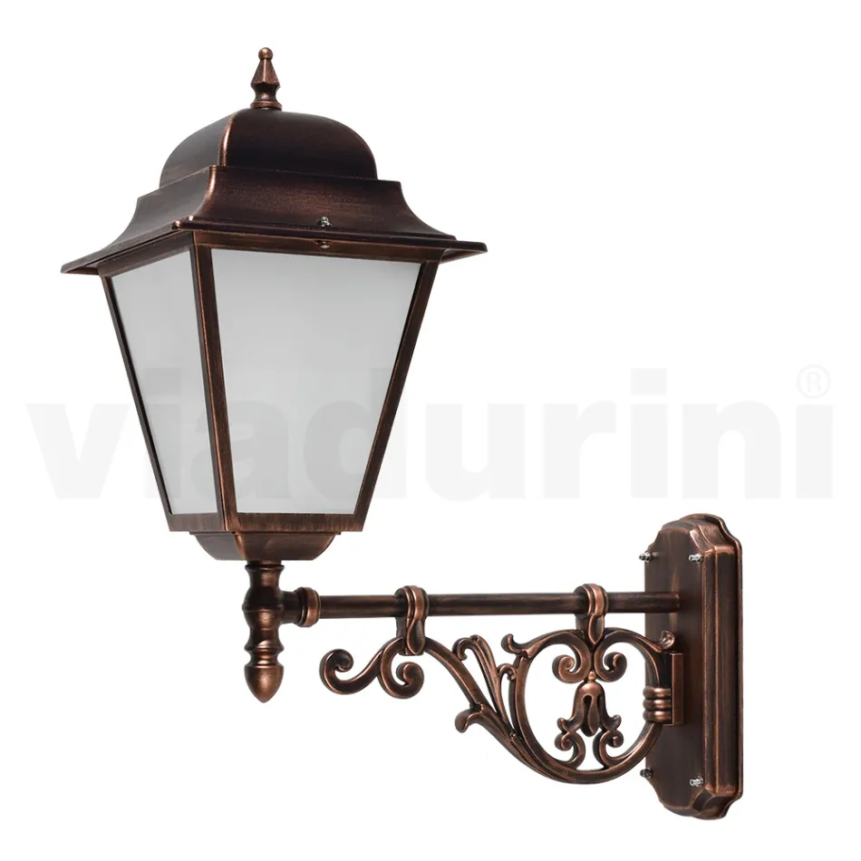 Lampa zewnętrzna ze szkła i aluminium w 5 różnych wykończeniach - Alchemist Viadurini