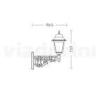 Lampa zewnętrzna ze szkła i aluminium w 5 różnych wykończeniach - Alchemist Viadurini