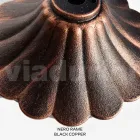 Lampa ogrodowa z 2 akrylowymi lampkami i aluminiową konstrukcją - Trovanero Viadurini