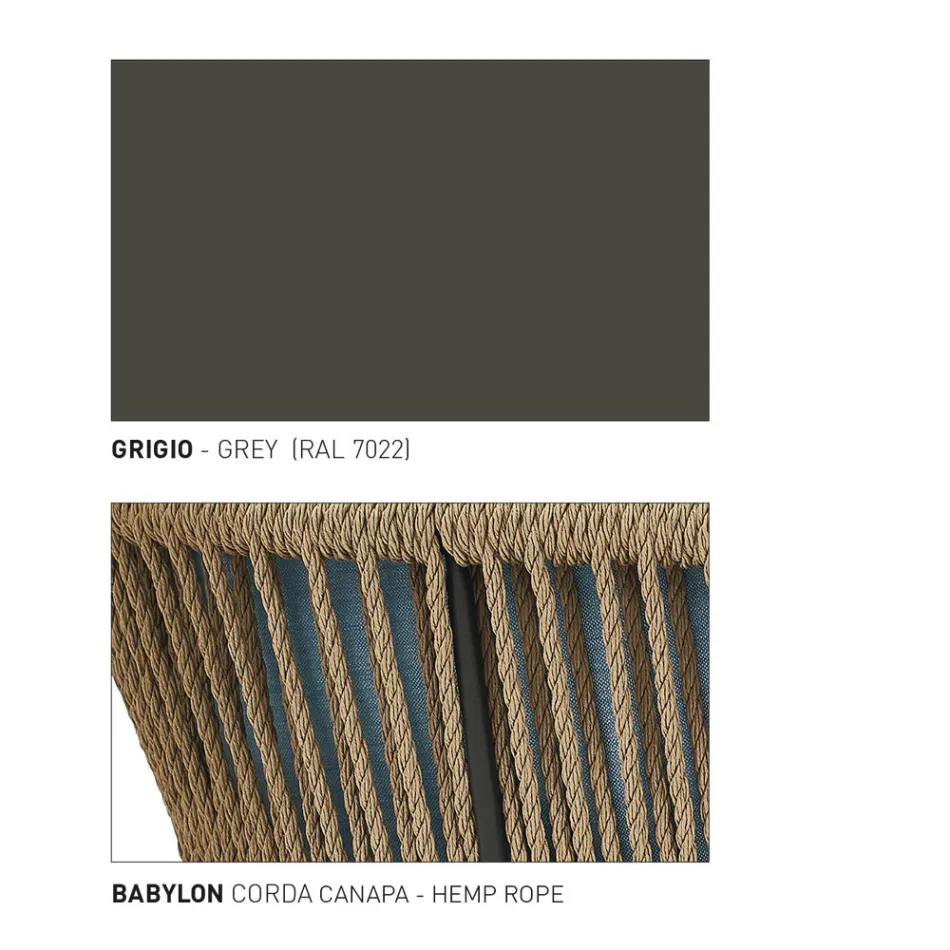 Lampa ogrodowa z włókna i aluminium Made in Italy - Cricket by Varaschin Viadurini