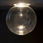 Aluminiowa lampa wpuszczana z dekoracyjnym szkłem Made in Italy - Ampolla Viadurini