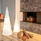 Lampa wewnętrzna lub zewnętrzna z tworzywa sztucznego w kolorze białym, czerwonym lub zielonym - Alberostar Viadurini