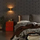 Nowoczesna lampa ścienna z mosiądzu i stali Ø11xh.11xsp.12 cm Bernadet Viadurini