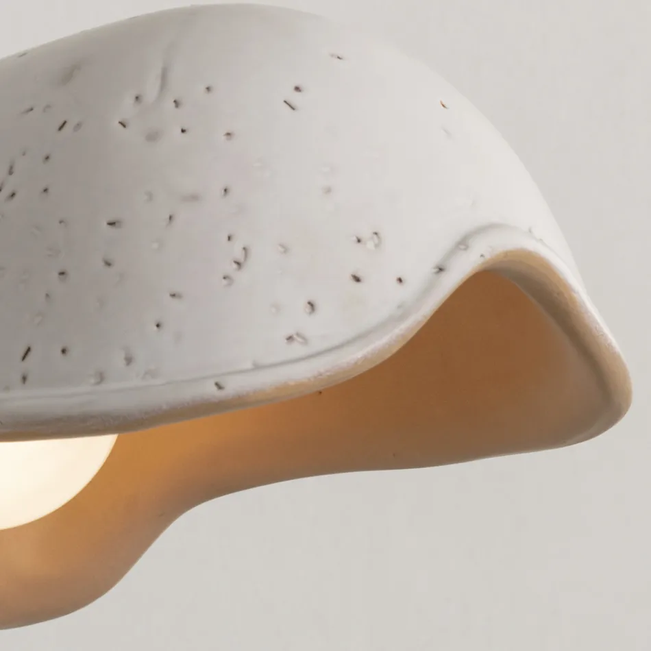 Ręcznie robiony kinkiet z toskańskiej majoliki Made in Italy - Toscot Bistrò Viadurini