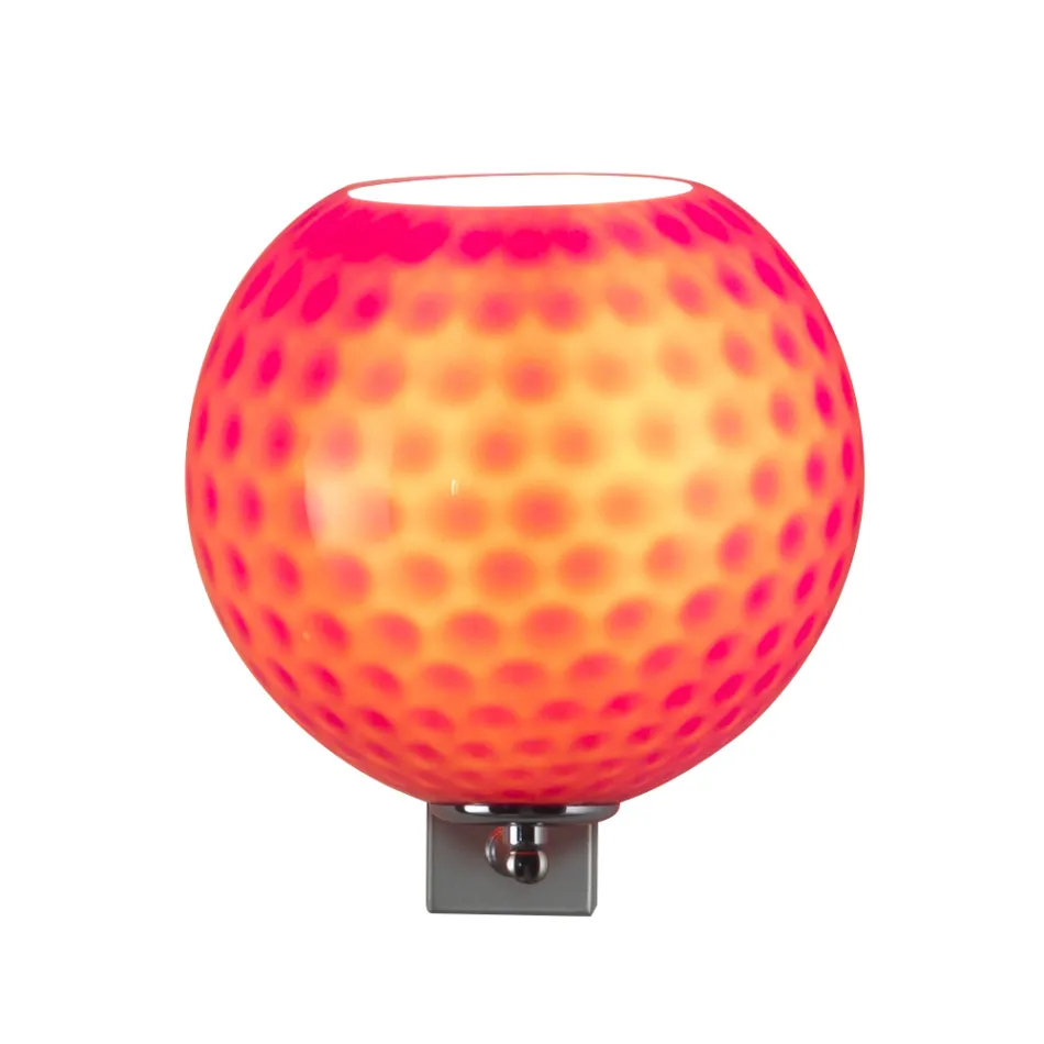 Kinkiet Artisan z weneckiego dmuchanego szkła - Bolle Balloton Viadurini