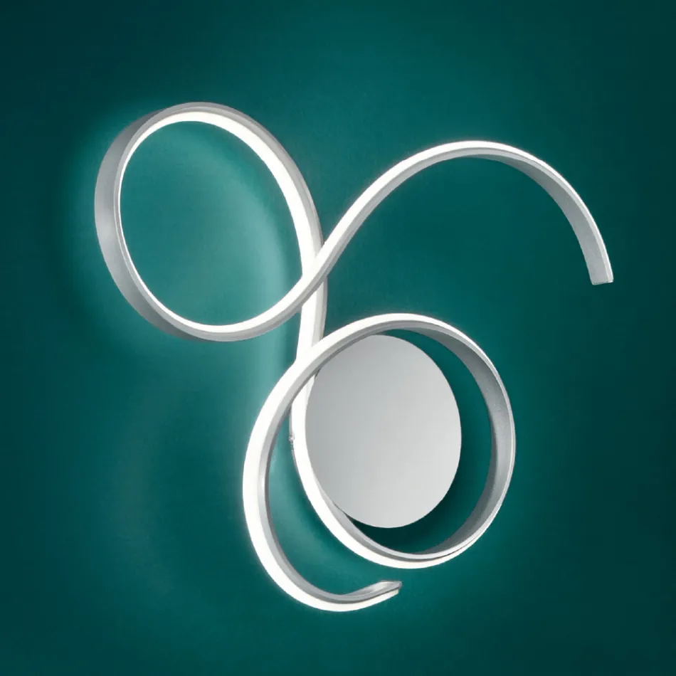 Kinkiet z LED w malowanym metalu Nowoczesny design - Trella Viadurini