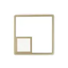 Kinkiet z LED w Złotym Wykończeniu Malowany Metal - Formalny Viadurini