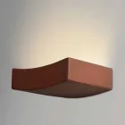 Nowoczesna lampa ścienna ze stali Ø13xh .3,5xsp.10 cm Osea Viadurini