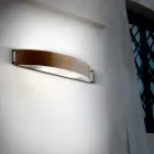 Kinkiet Moda miedzi i biały metakrylan Viadurini