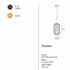 Kinkiet stalowy Ø35xh.70xL.catalog cm Bibiana Viadurini