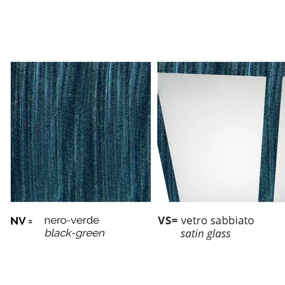 Aluminiowy kinkiet wyprodukowany we Włoszech, w Aquilinie Viadurini