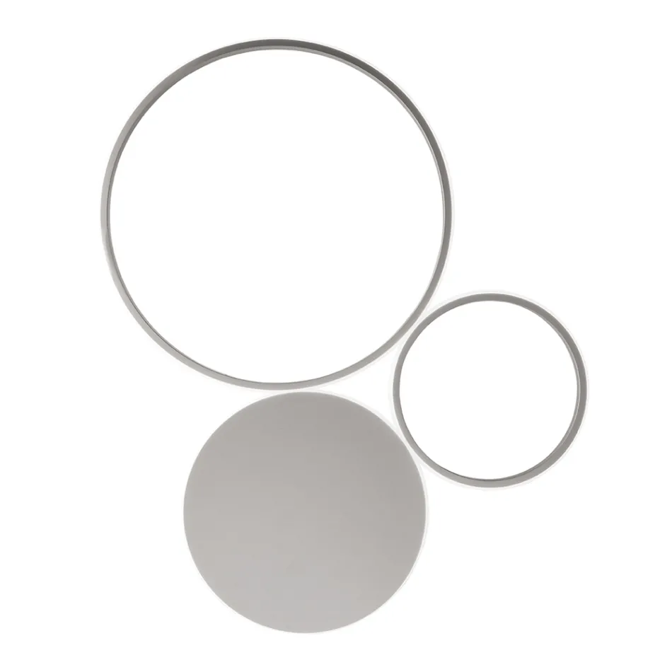 Kinkiet z Malowanego Metalu z Nowoczesnym Designem LED - Punto Viadurini