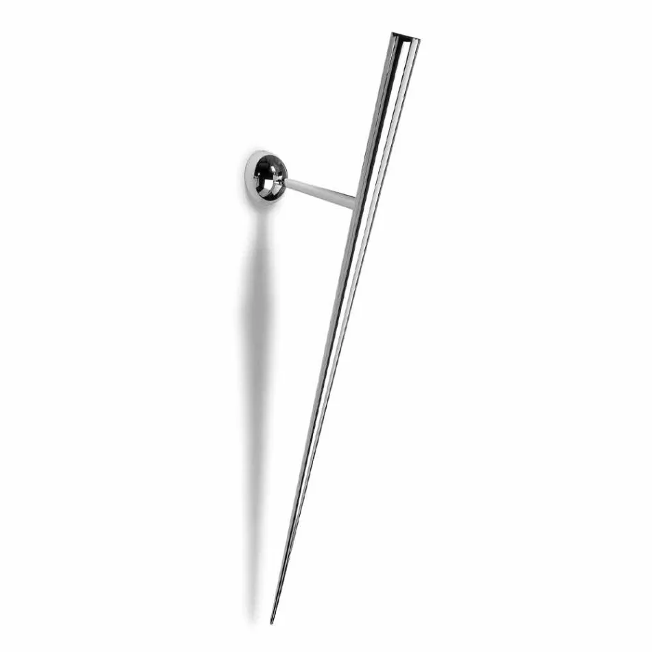 Kinkiet z malowanego metalu ze zintegrowaną diodą LED Made in Italy - Throne Viadurini