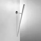 Kinkiet z malowanego metalu ze zintegrowaną diodą LED Made in Italy - Throne Viadurini