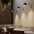 Regulowana przemysłowa lampa ścienna Reporter Il Fanale Viadurini