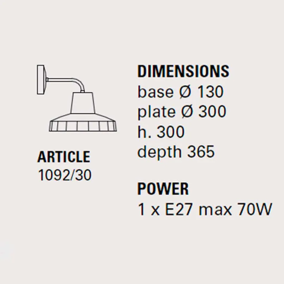 Nowoczesny kinkiet w toskańskiej majolice i mosiądzu, Rossi Toscot Viadurini