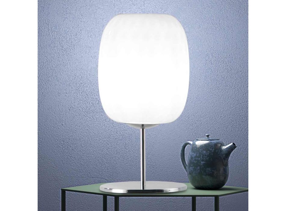 Lampa stołowa Artisan z dmuchanego szkła weneckiego - Cloe Balloton Viadurini