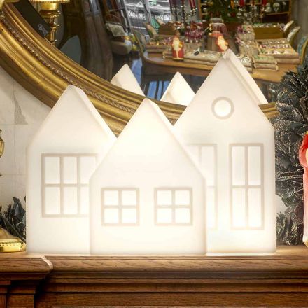 Lampa stołowa Casette Led w kolorze białym lub czerwonym Design Slide Made in Italy - Kolme Viadurini