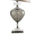 Klasyczna włoska szklana lampa stołowa i klosz - Saline Viadurini