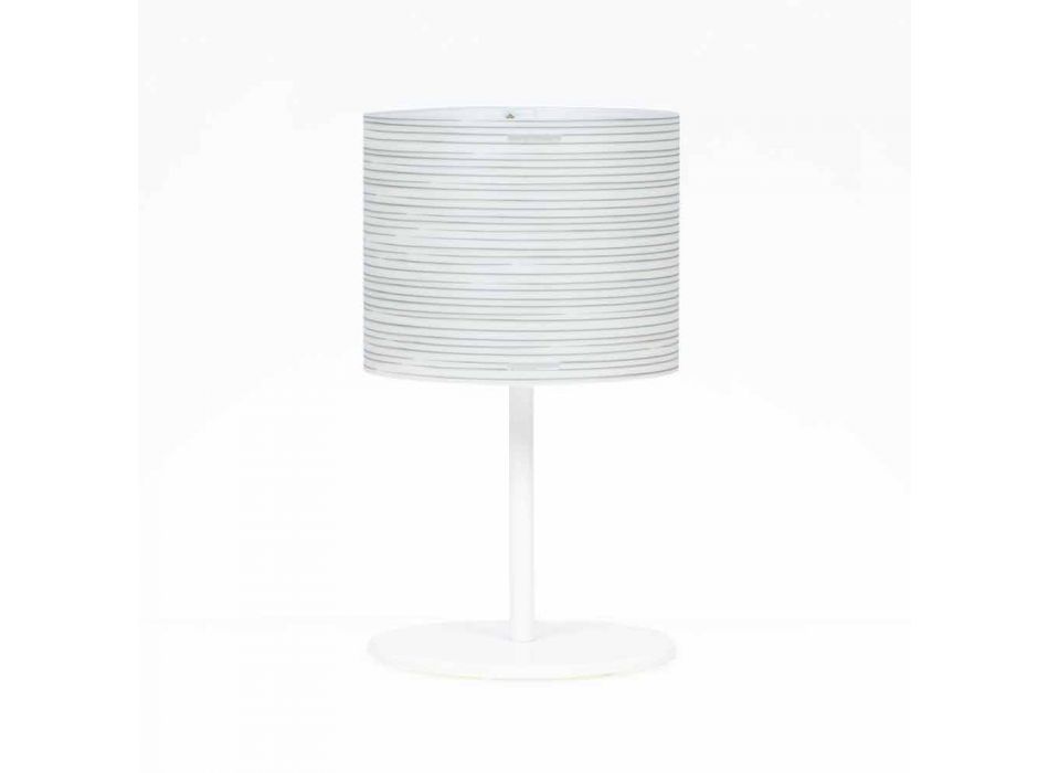 Lampa stołowa z nowoczesnym wystrojem, średnica 30 cm, Debby Viadurini