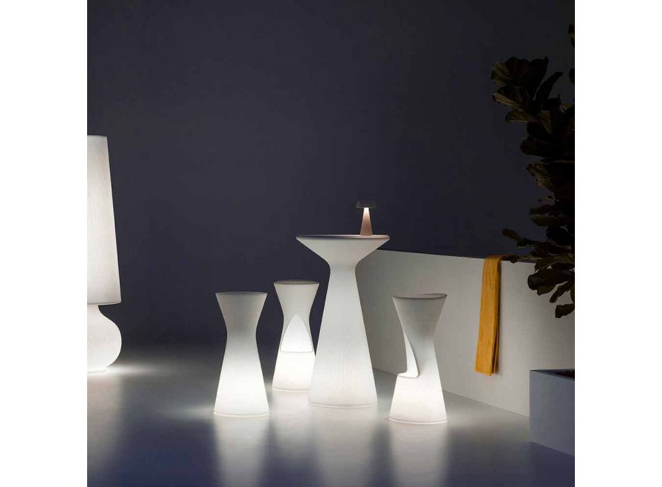Lampa stołowa ze strukturą z polietylenu Made in Italy - Desmond Viadurini