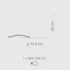 Lampa stołowa w nowoczesnym stylu z ceramiki Made in Italy - Batucada Viadurini